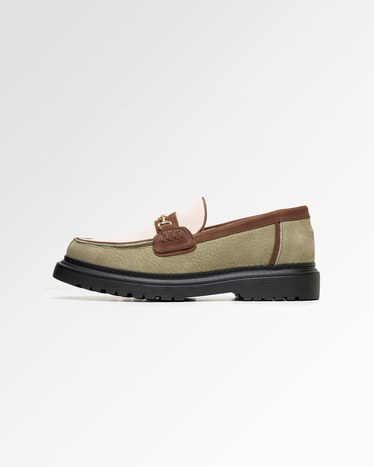 Loafer Grain Beige / Green