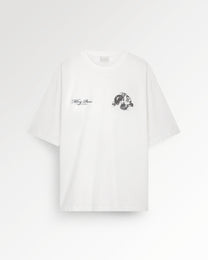 T-shirt Boxy Bouquet White