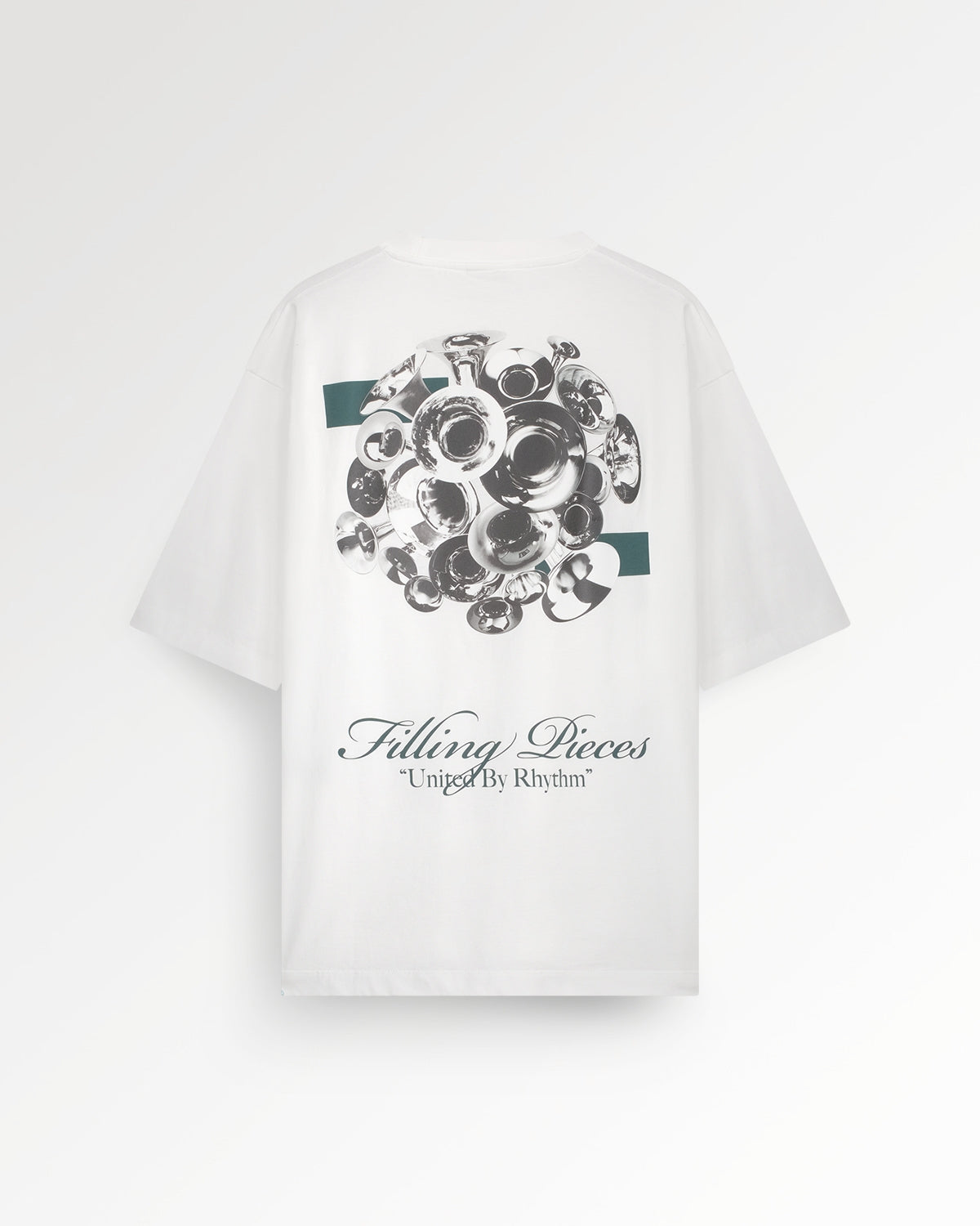 T-shirt Boxy Bouquet White