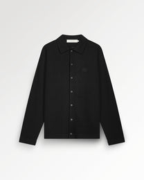 Knit Dress Shirt Black