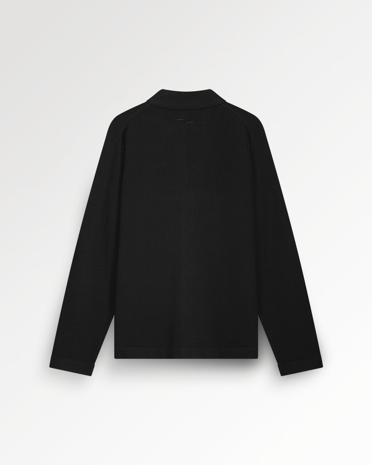 Knit Dress Shirt Black