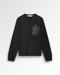 Knit Sweater Knot Black