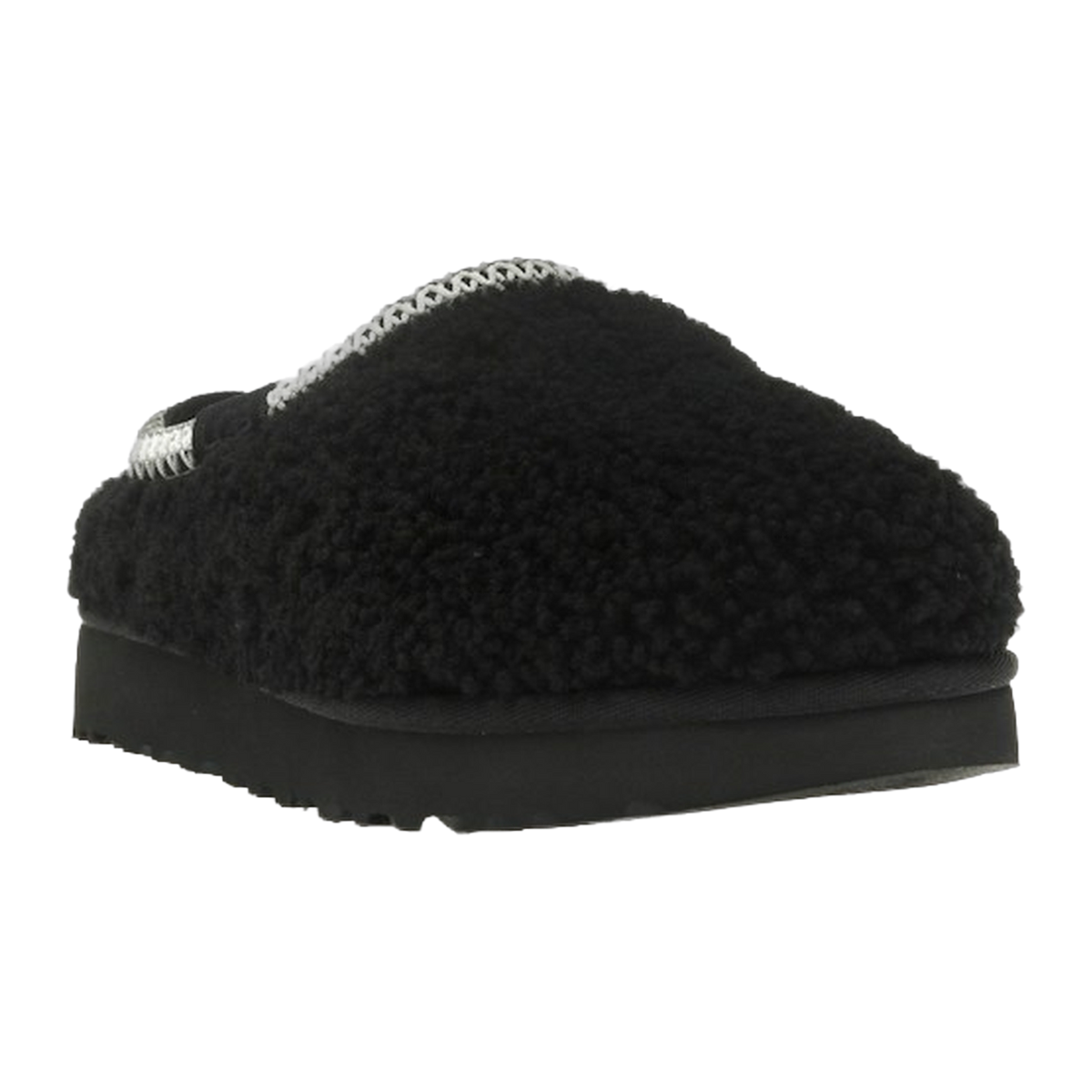 UGG Tasman Maxi Curly Slipper Black — kolab