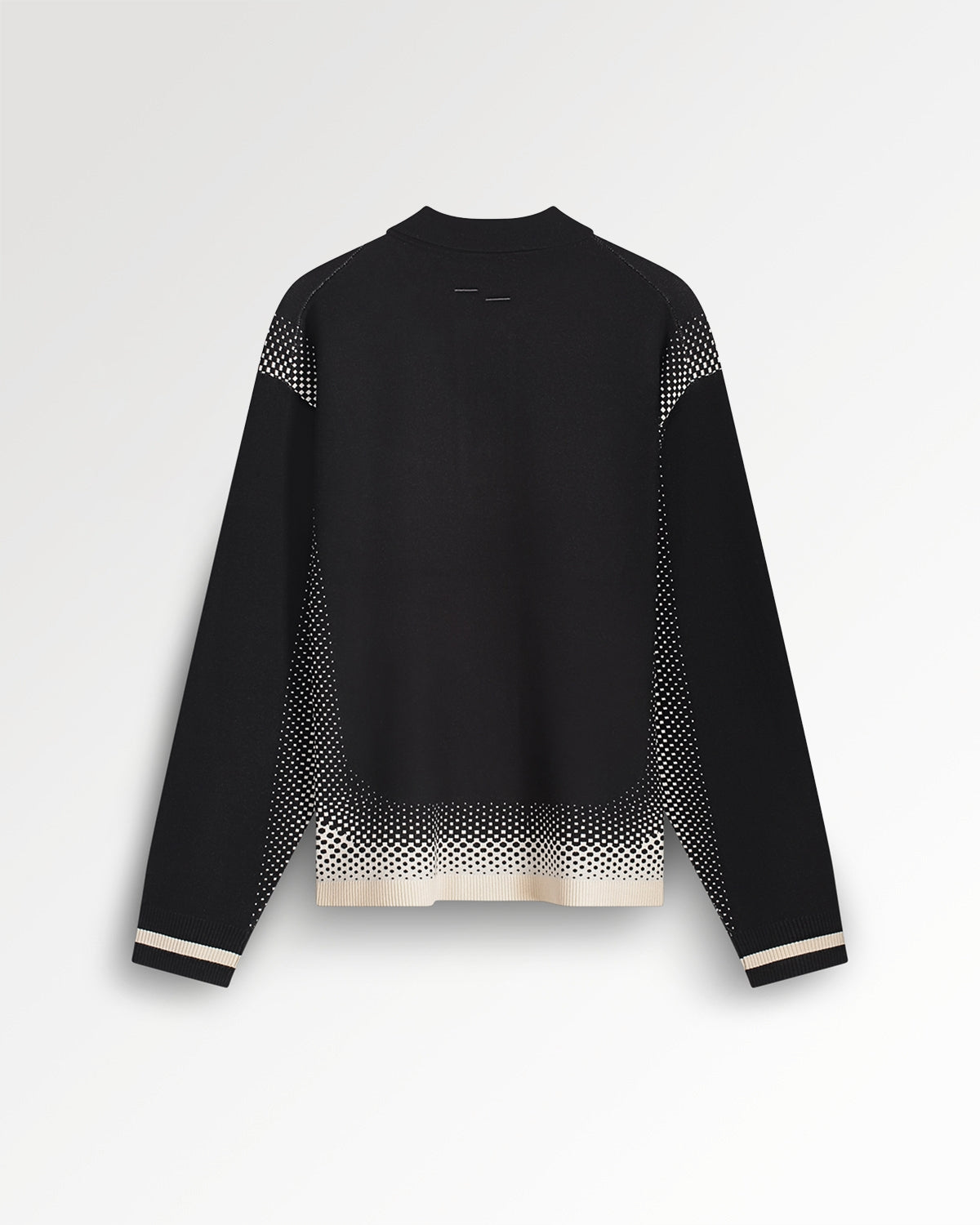 Knit Shirt Rugby Black