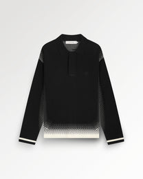 Knit Shirt Rugby Black