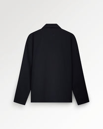 Coach Jacket Twill Wool Navy