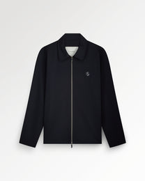 Coach Jacket Twill Wool Navy