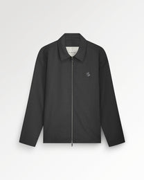 Coach Jacket Twill Wool Grey