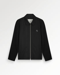Coach Jacket Twill Wool Black