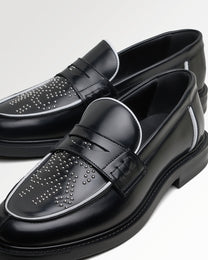 Loafer Gowtu Studs Black