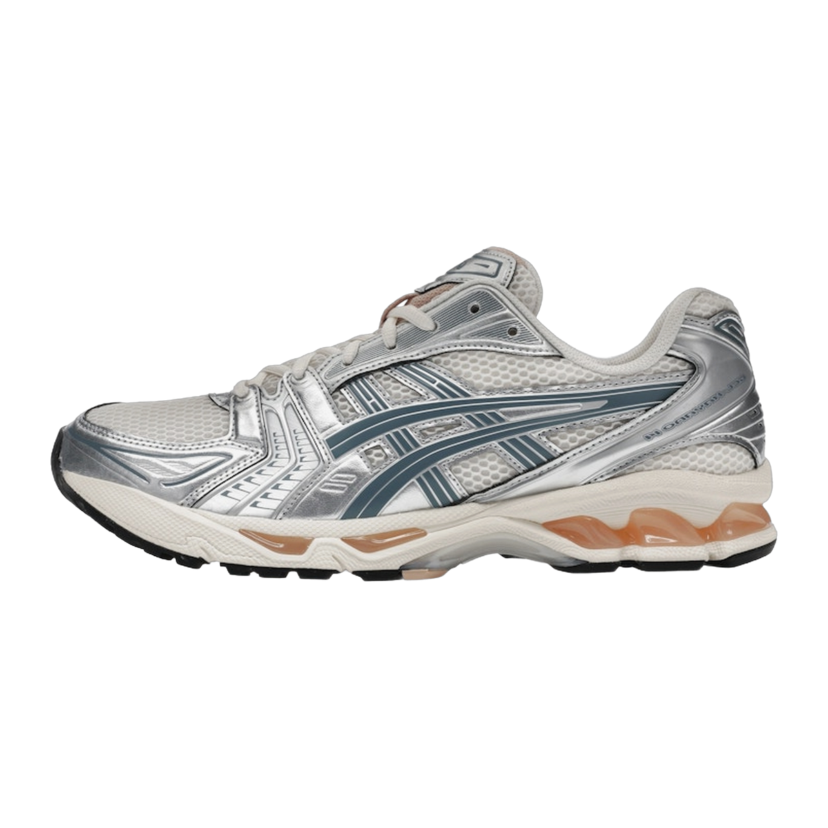 ASICS Gel-Kayano 14 Birch Pure Silver Teal Gold — kolab