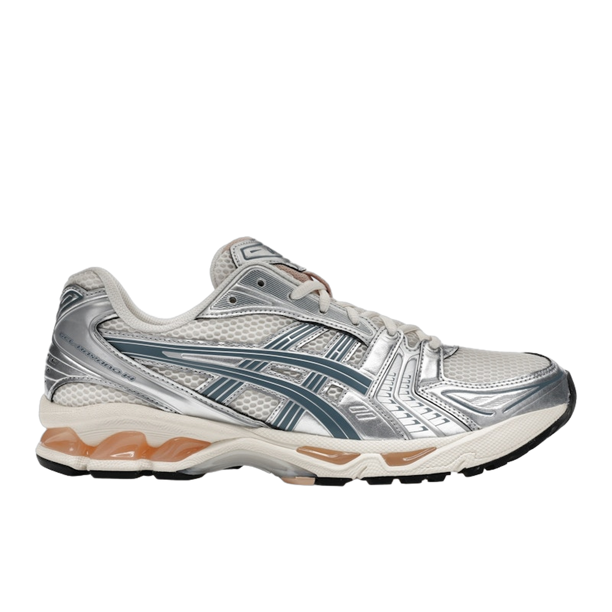 ASICS Gel-Kayano 14 Birch Pure Silver Teal Gold — kolab