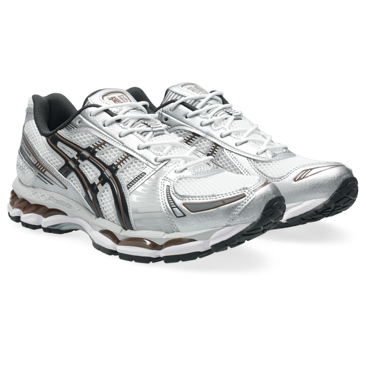 ASICS Gel-Kayano 12.1 White Graphite Grey Brown — kolab