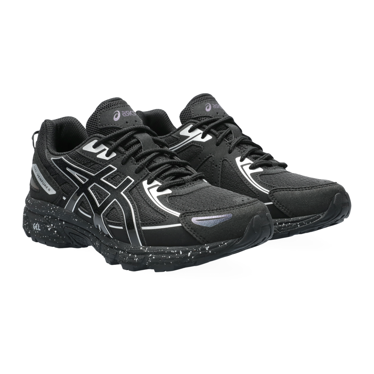 ASICS Gel-Venture 6 Black Pure Silver (GS) — kolab