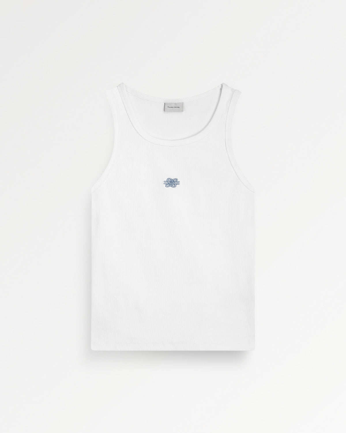 Tank Top Knot White / Blue
