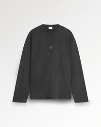 Longsleeve Boxy Embroidered Vintage Black