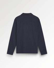 Coach Jacket Pinstripe Maritime Blue