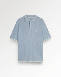 Fine Knit Polo Skyway