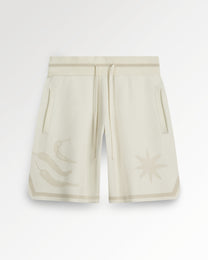 Knit Shorts Breaking Bread Antique White