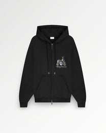 Zip Hoodie Chrome Fruit Black
