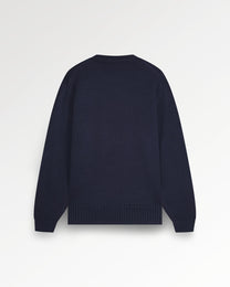 Knit Sweater Knot Navy