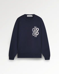 Knit Sweater Knot Navy