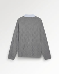 Knit Shirt Rugby Grey