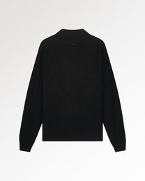 Knit Shirt Rugby Black