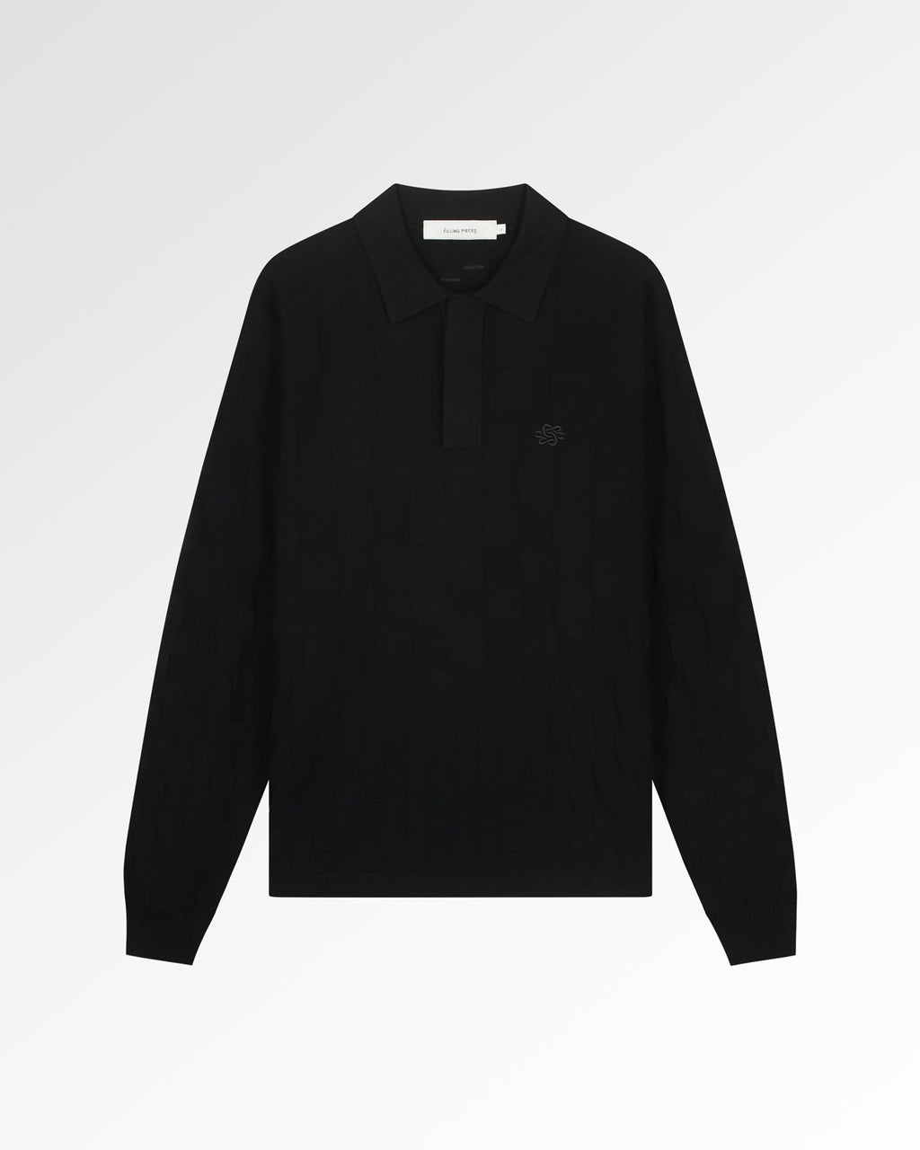 Knit Shirt Rugby Black
