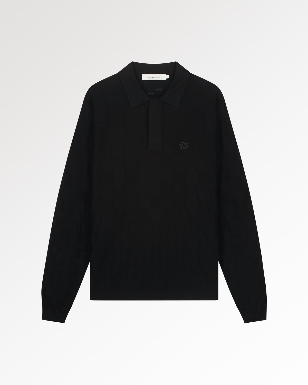 Knit Shirt Rugby Black