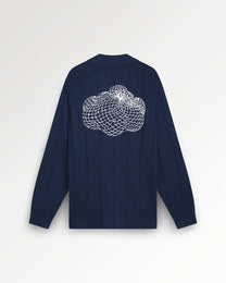 Knit Football Jersey Navy