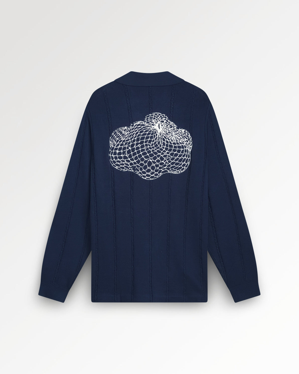 Knit Football Jersey Navy