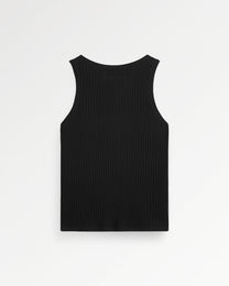 Knit Tank Top Black