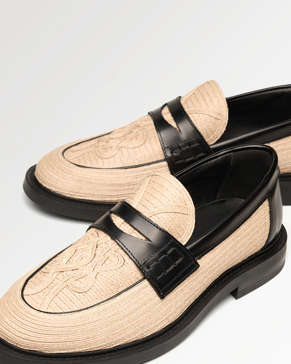 Loafer Solid Raffia Natural