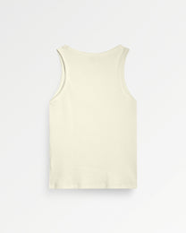 Tank Top Ribbed Antique White