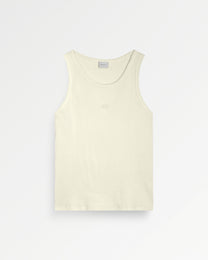 Tank Top Ribbed Antique White