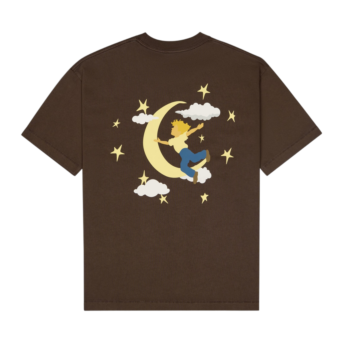 The Boy who Jumped the Moon Tee-Mocha