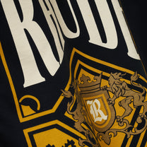 RHUDE PLAYING CARD TEE VINTAGE BLACK YELLOW