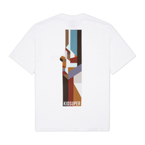 Abstract Lines Tee White