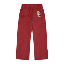 Sun faded sweats-red