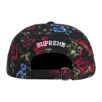 Supreme Floral Flannel 6-Panel 'Black' · kolab