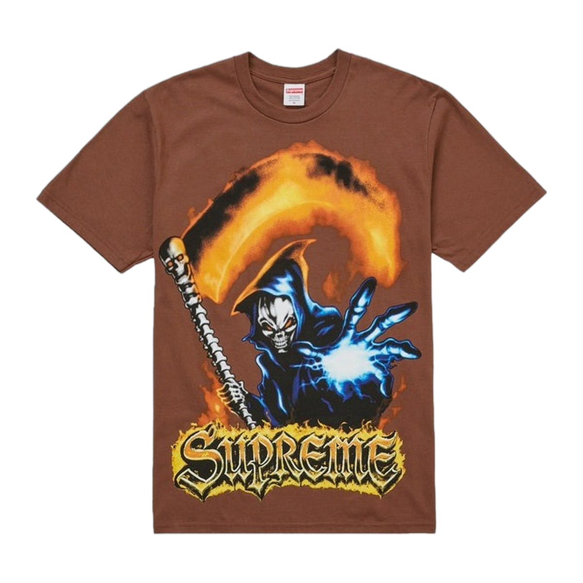 Supreme Grim Reaper Tee Brown · kolab