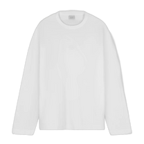 Longsleeve Boxy Embroidered White