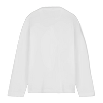 Longsleeve Boxy Embroidered White