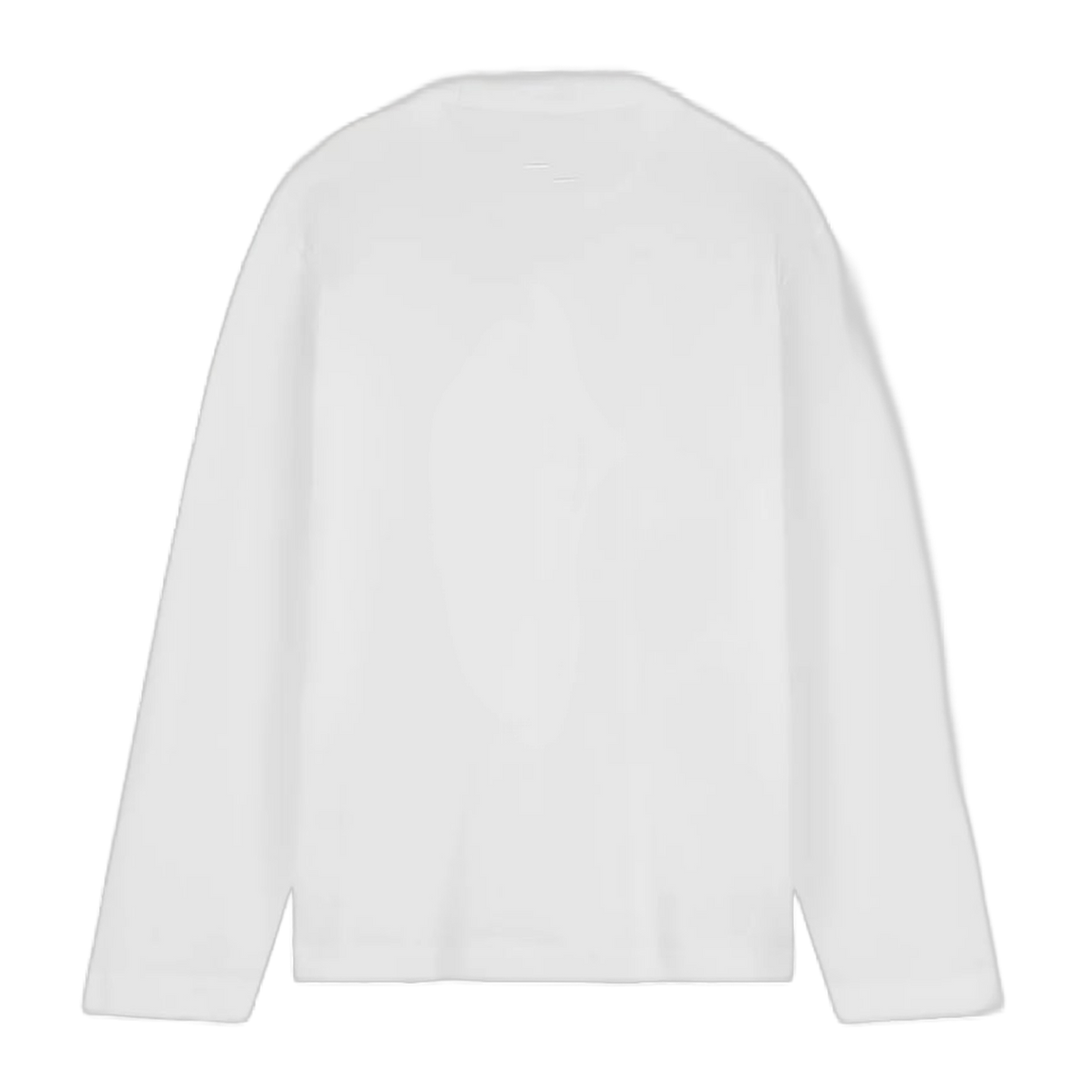 Longsleeve Boxy Embroidered White