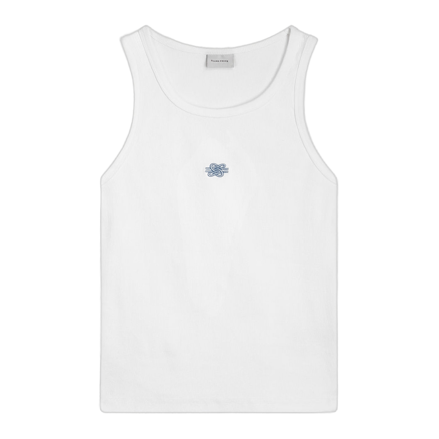 Tank Top Knot White / Blue