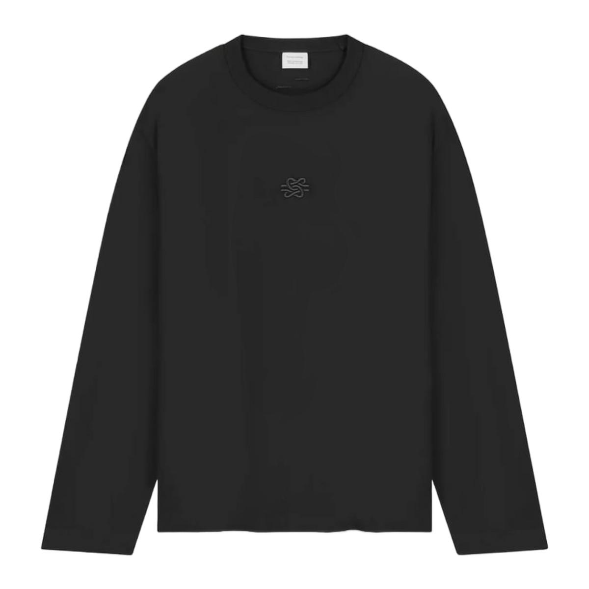 Longsleeve Boxy Embroidered Black