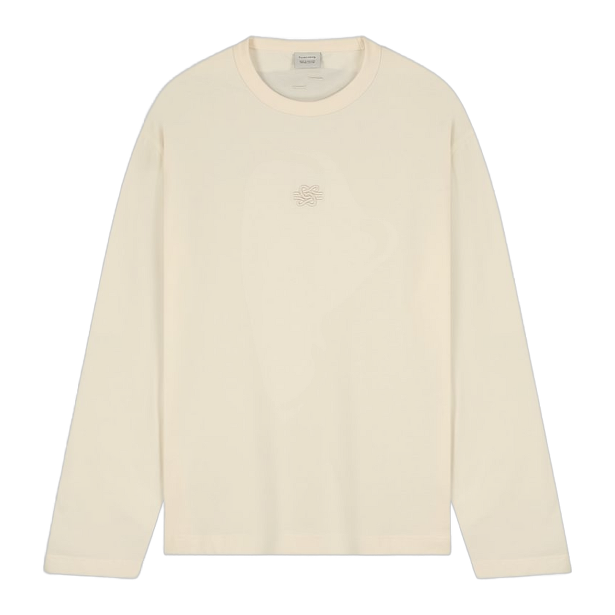 Longsleeve Boxy Embroidered Antique White