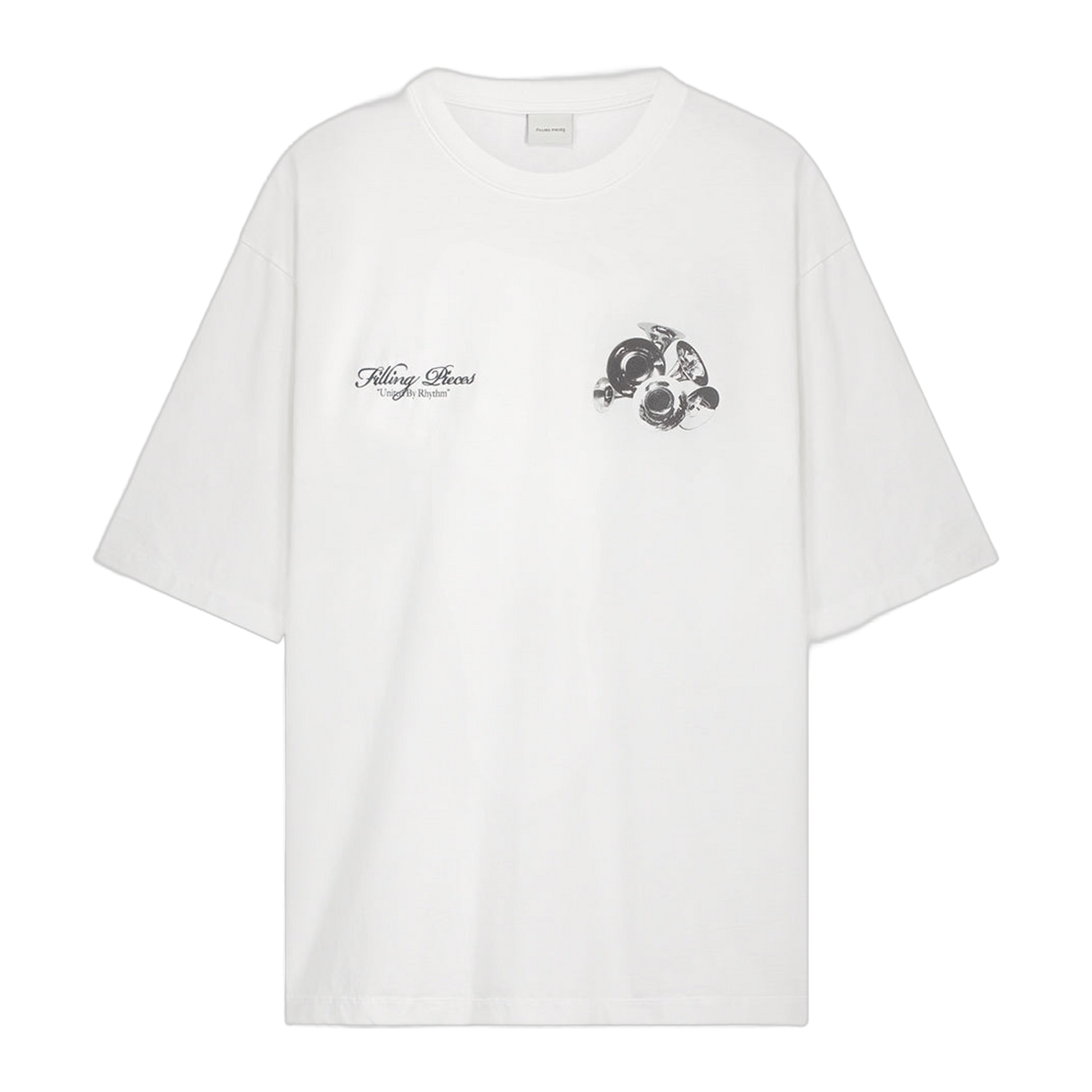T-shirt Boxy Bouquet White