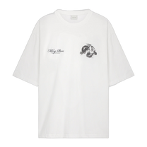 T-shirt Boxy Bouquet White
